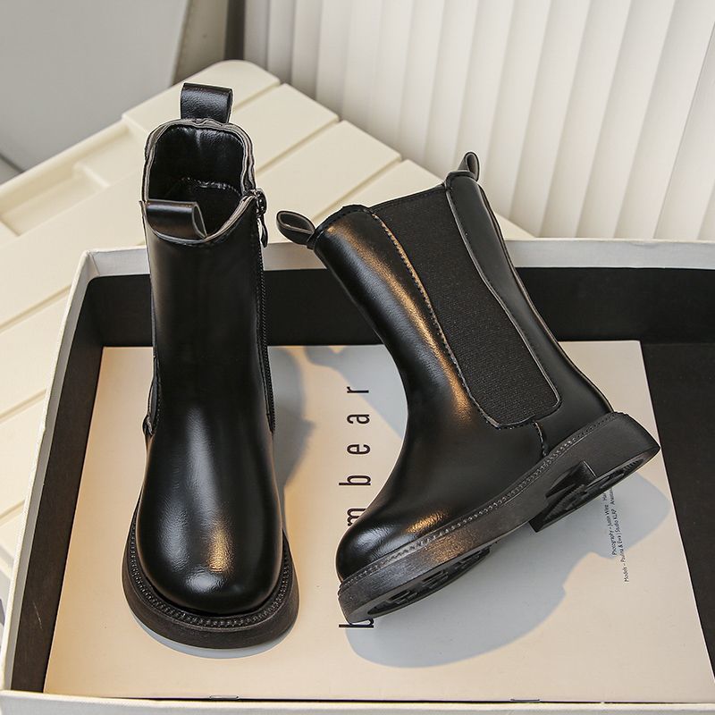 Kids Outdoor Zipline - Kids Fashion Short Boots 2026 Autumn