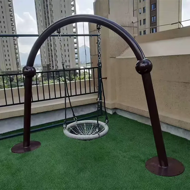 Kids Outdoor Nest Swing - Outdoor Nest Swing Set Suspended Round