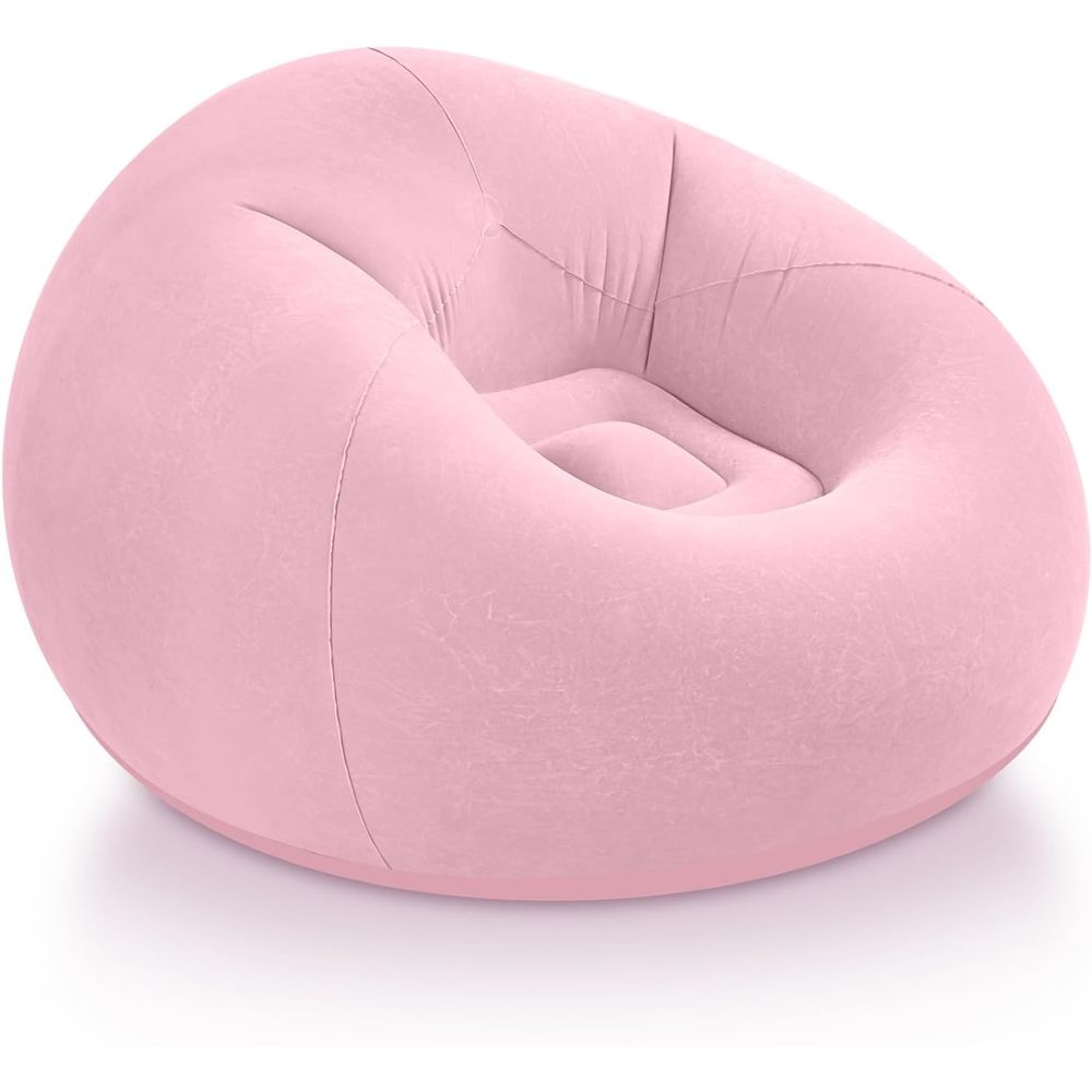 Kids Outdoor Loungers - Inflatable Bean Bag Chairs, Pink |