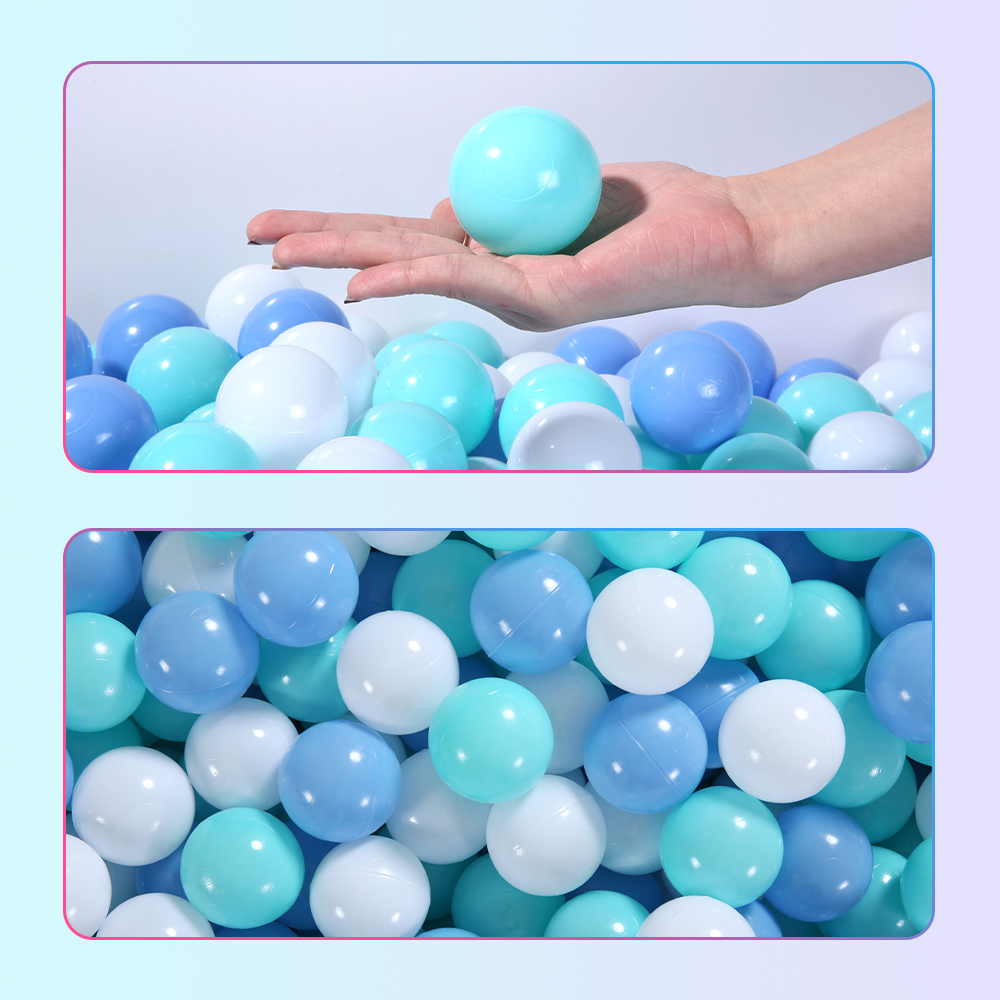 Kids Outdoor Teepee - 100Pcs Colors Plastic Balls Water Pool