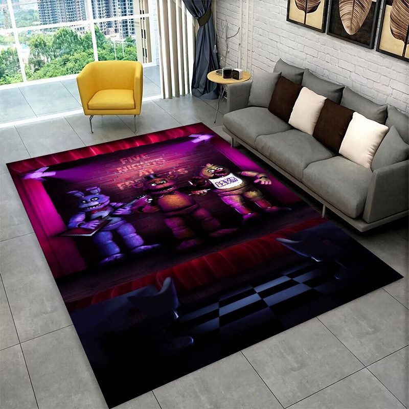 Kids Outdoor Flooring - Horror Game F-FNAF Freddy Non-Slip Area