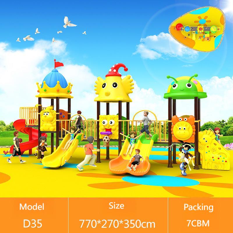 Kids Outdoor Swing And Slide - Small Cheap Playground Equipment Swing Sets