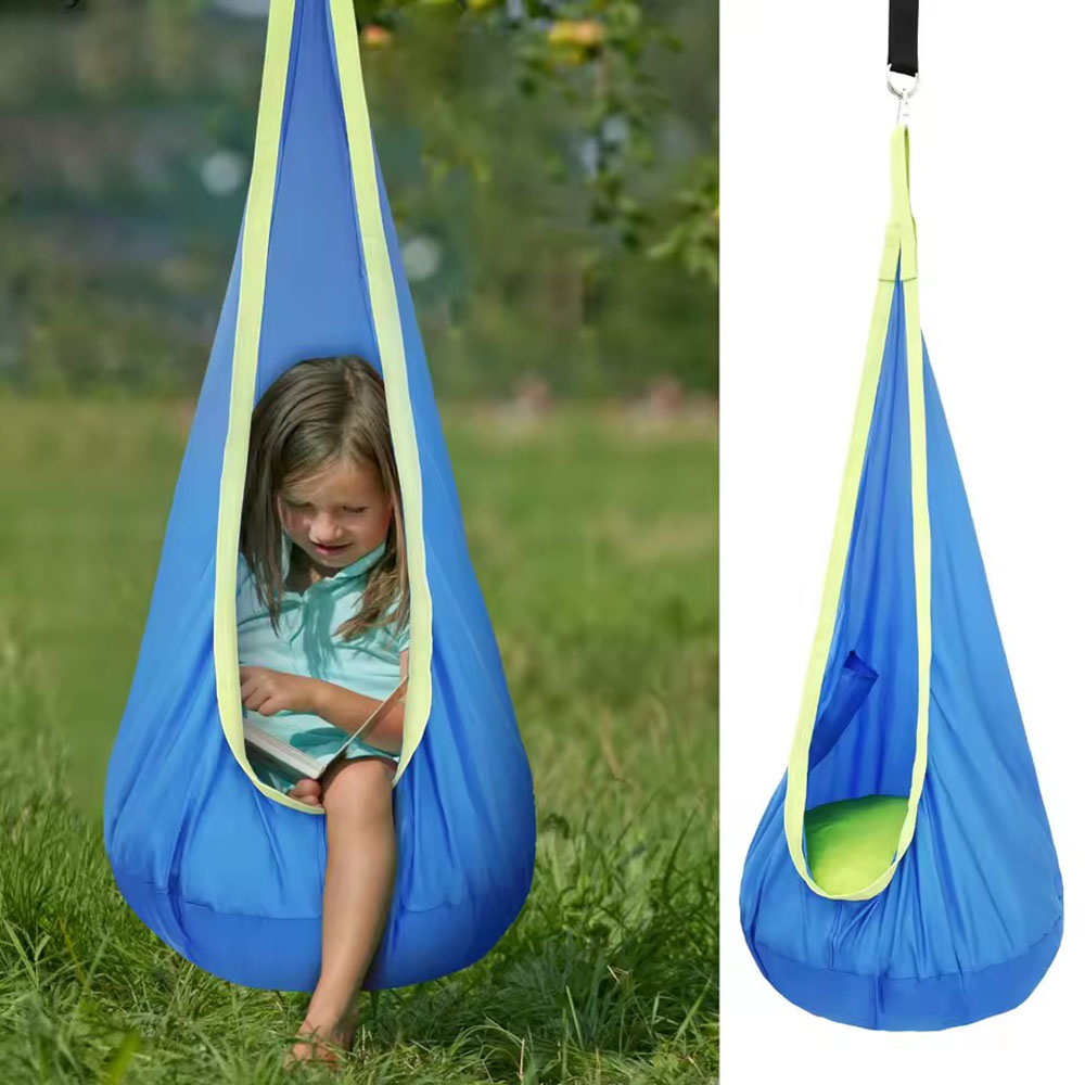 Kids Pod Swing Seat Nylon Hang - Kids Outdoor Swing And Slide review and price