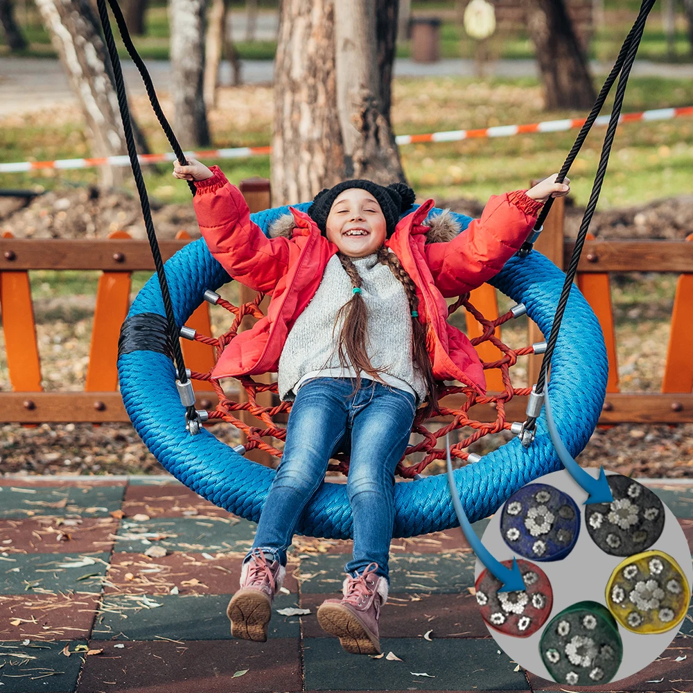 Blue/Red Playground Nest Swing - Kids Outdoor Nest Swing review and price