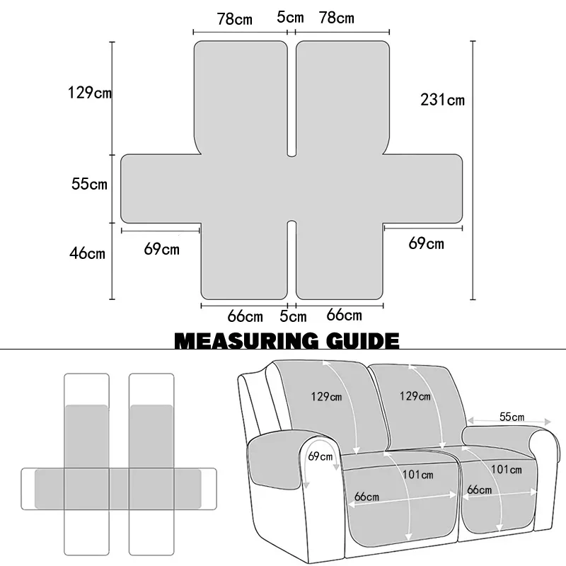 1/2/3 Seater Recliner Sofa Cov - Kids Outdoor Lounge Chair review and price