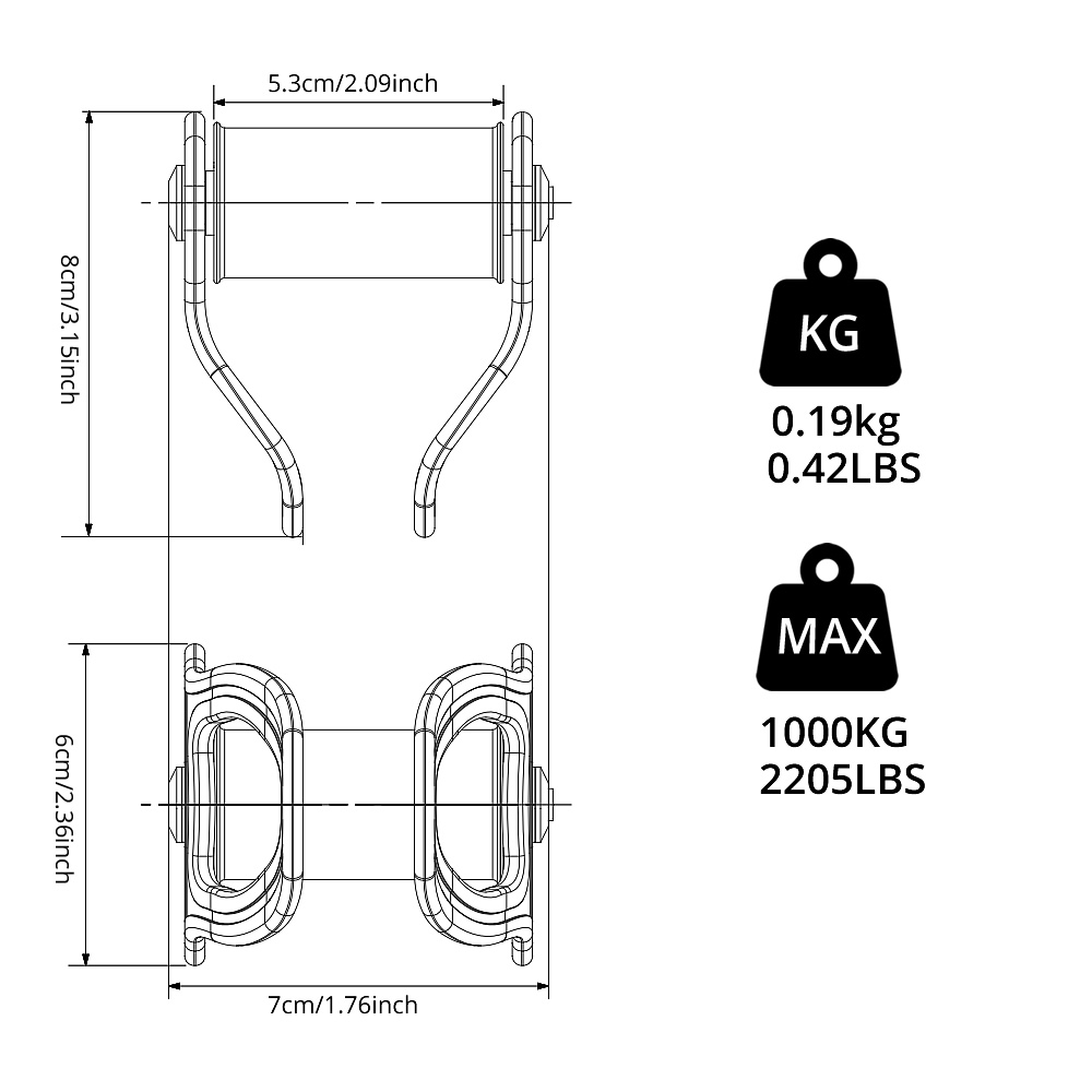 Outdoor 30 KN Zipline Pulley S - Kids Outdoor Zipline review and price