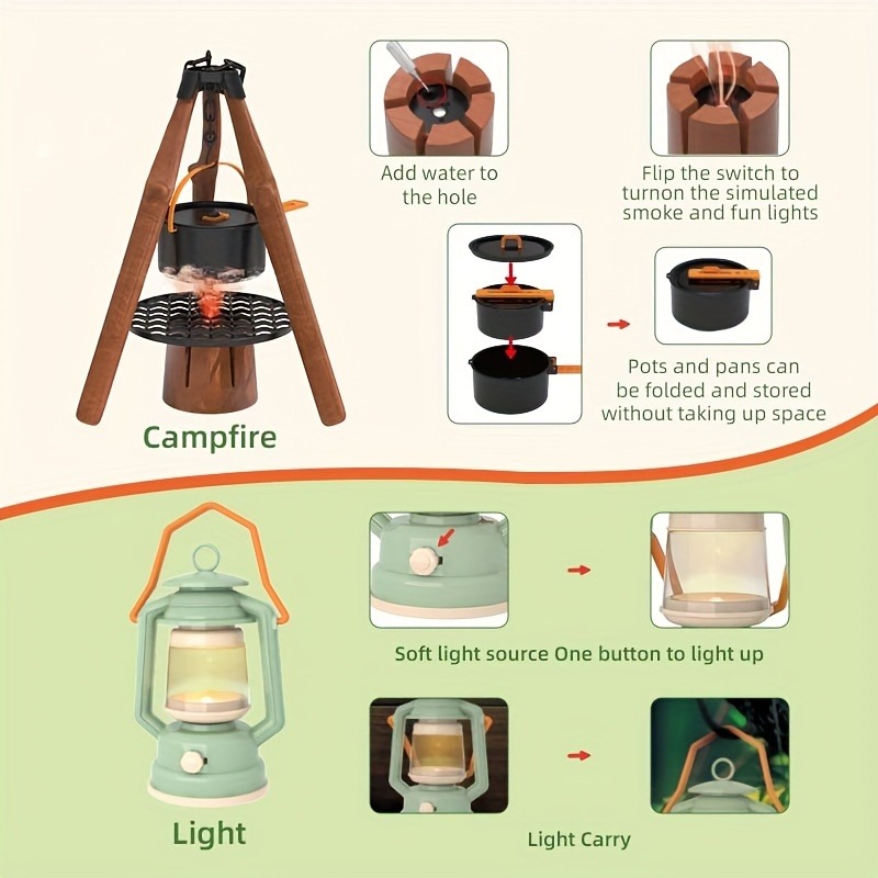 Kids Camping Set Toy Outdoor E - Kids Outdoor Teepee review and price