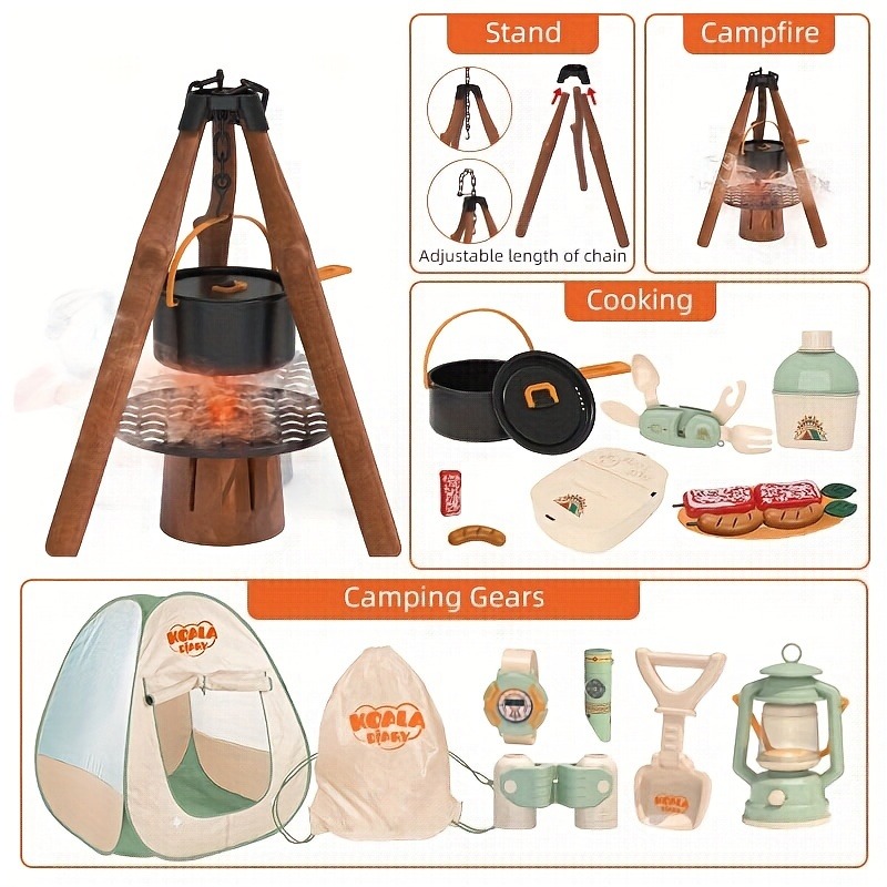 Kids Camping Set Toy Outdoor E - Kids Outdoor Teepee review and price