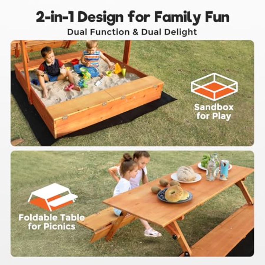 Backyard outdoor kids wooden s - Kids Outdoor Bench Table review and price