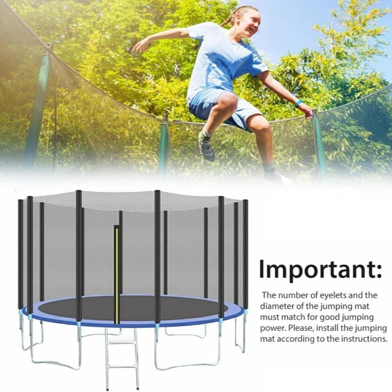 6FT 8FT 10FT 12FT Trampoline M - Kids Outdoor Zipline review and price