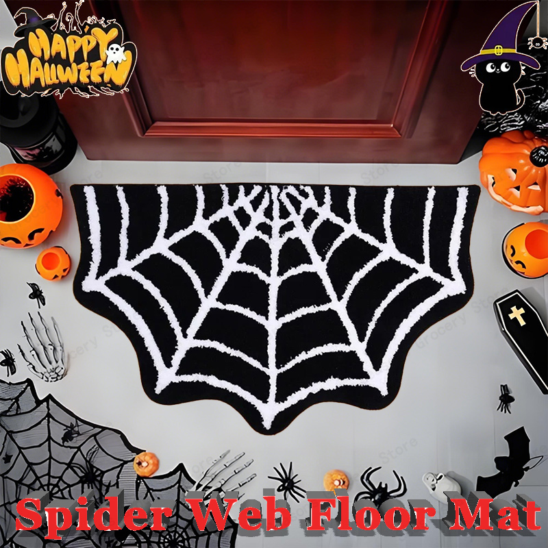 Halloween Personalized Spider  - Kids Outdoor Mat Waterproof review and price