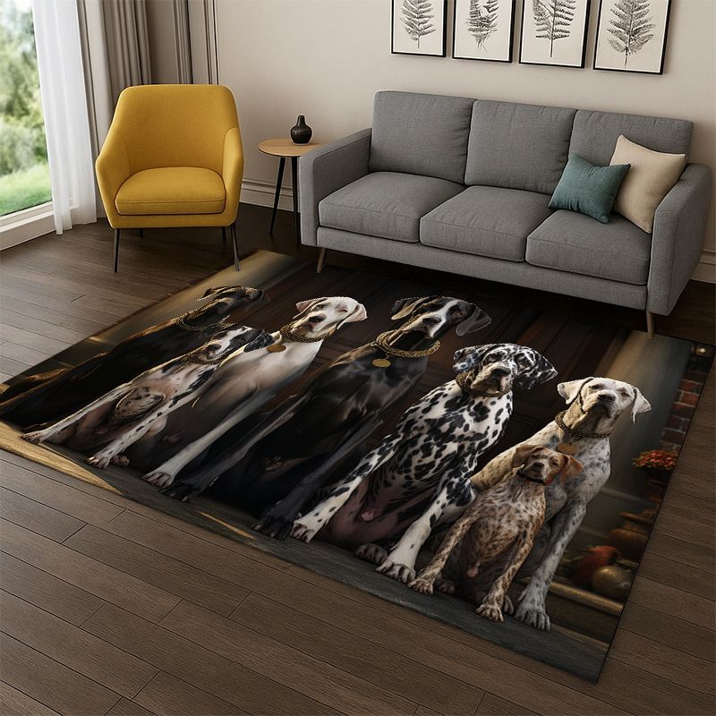 Cute Dog Puppy Cartoon Carpet  - Kids Outdoor Flooring review and price