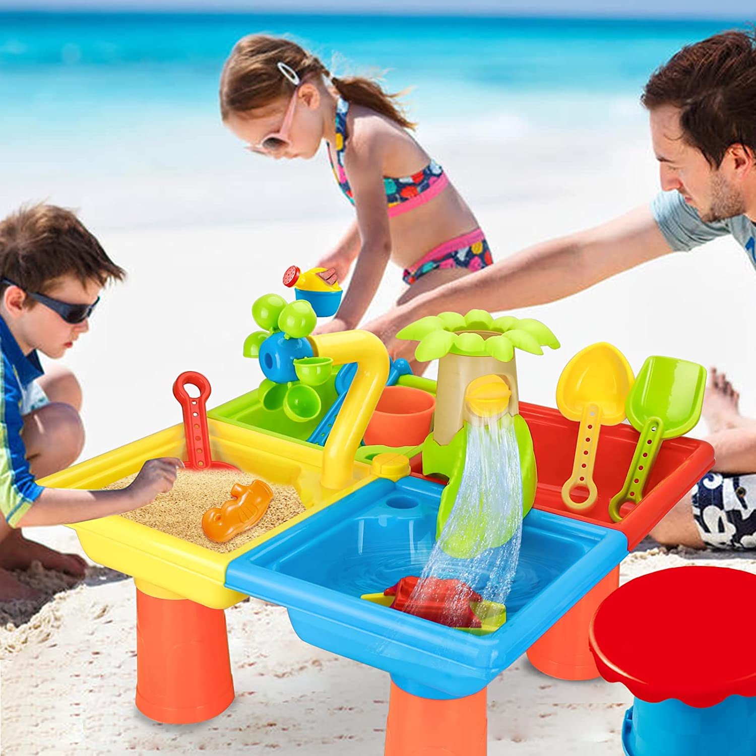 Beach Table Sand Play Toys Chi - Kids Outdoor Pool review and price