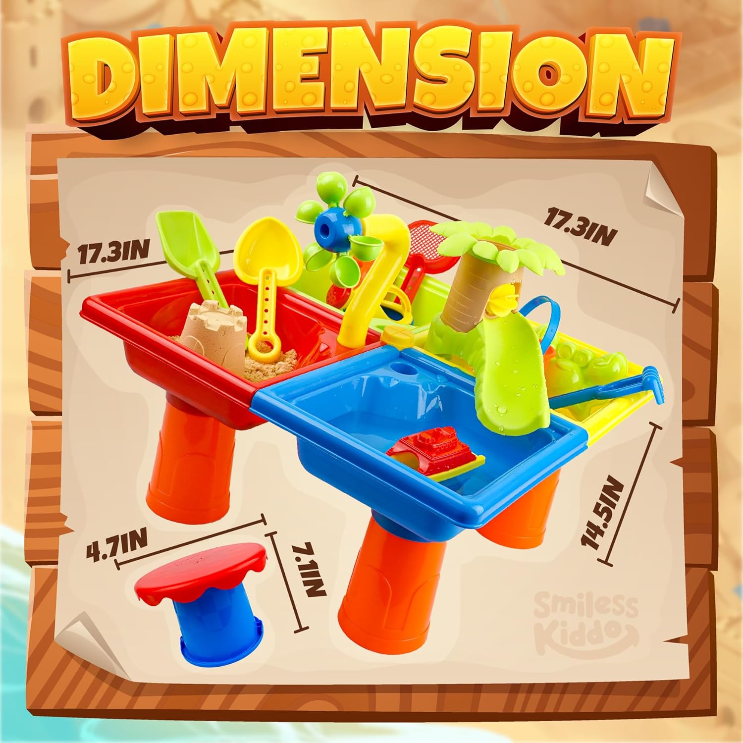 25 Pcs Summer Water Table for  - Kids Outdoor Pool review and price