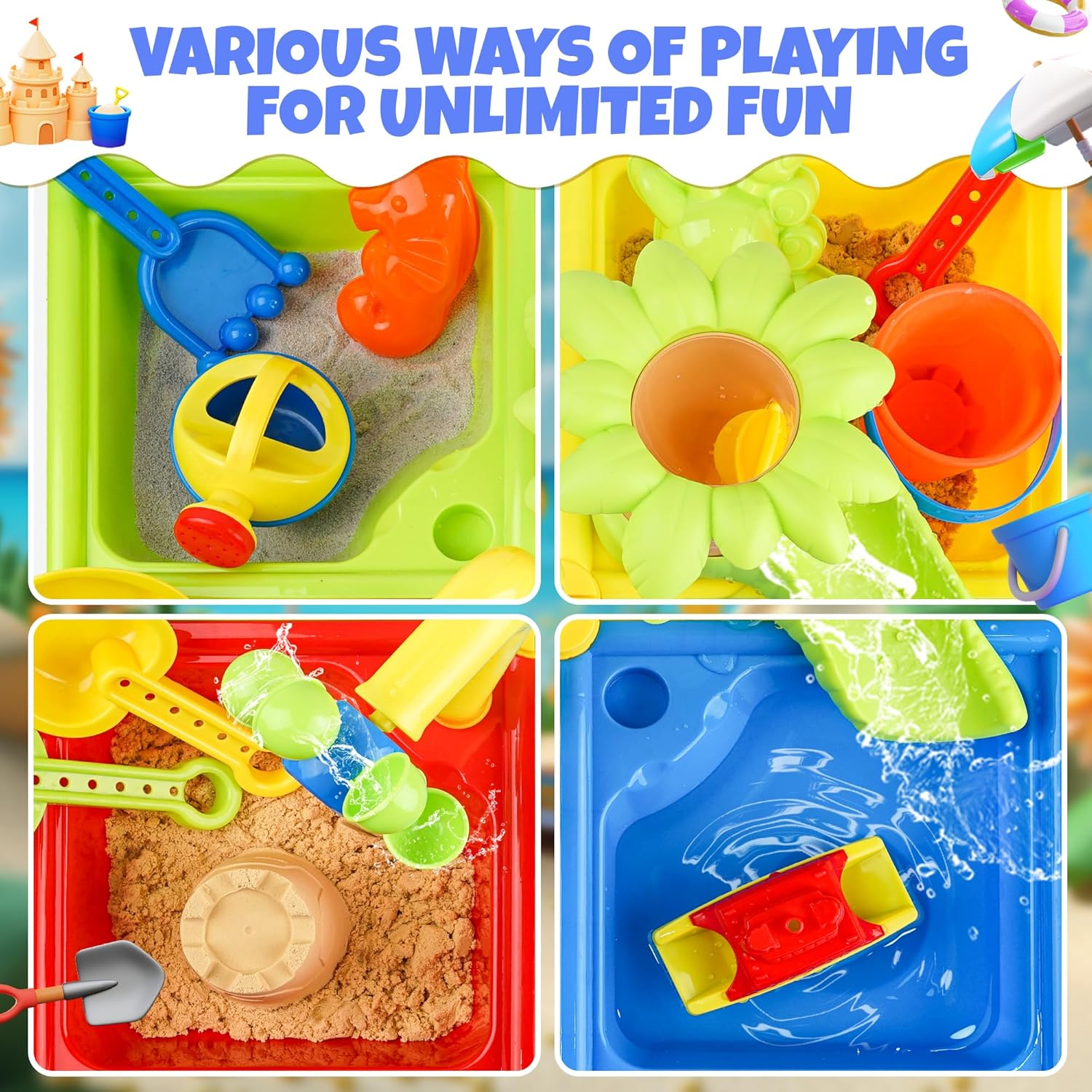 25 Pcs Summer Water Table for  - Kids Outdoor Pool review and price