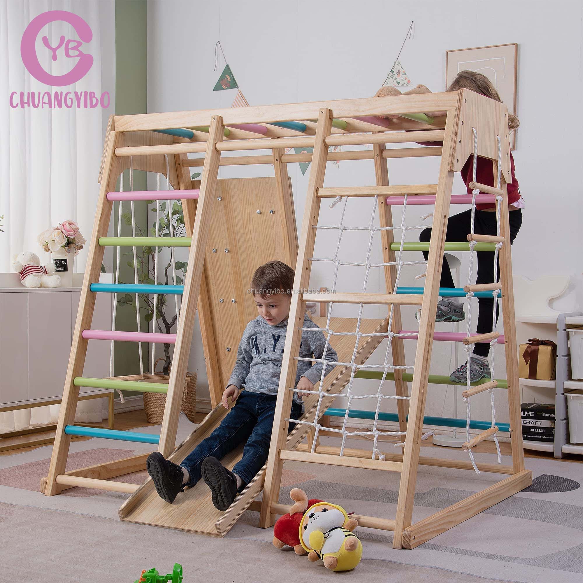 Climbing Walls Amusement Park  - Kids Outdoor Swing And Slide review and price