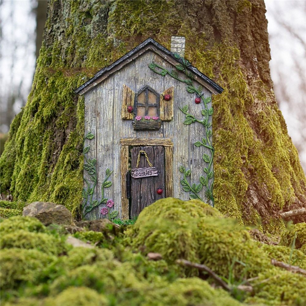 Engraved Design Wooden Miniatu - Kids Outdoor Fairy Garden review and price