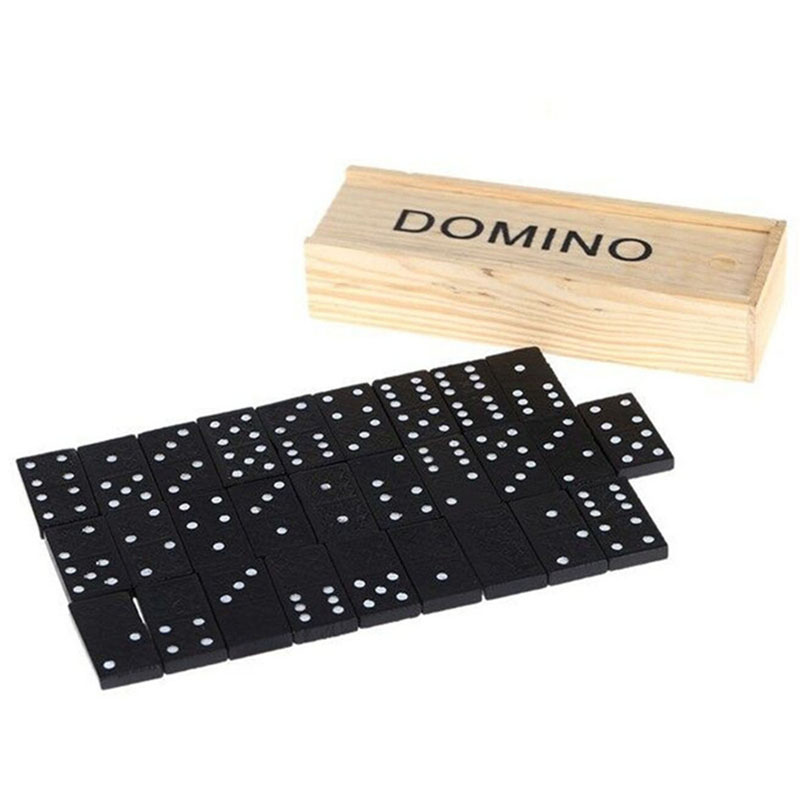 28pcs/Set Wooden Domino Board  - Kids Outdoor Bench Table review and price