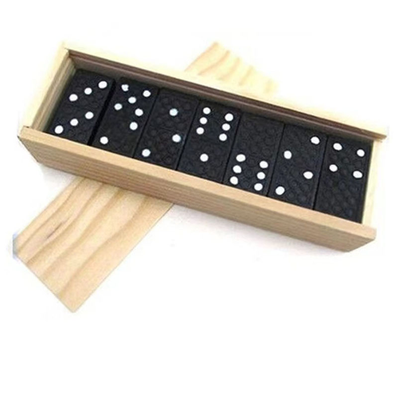 28pcs/Set Wooden Domino Board  - Kids Outdoor Bench Table review and price