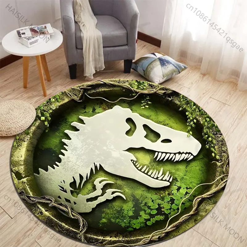 HD 3D Dinosaur Print Round Rug - Kids Outdoor Mat Waterproof review and price