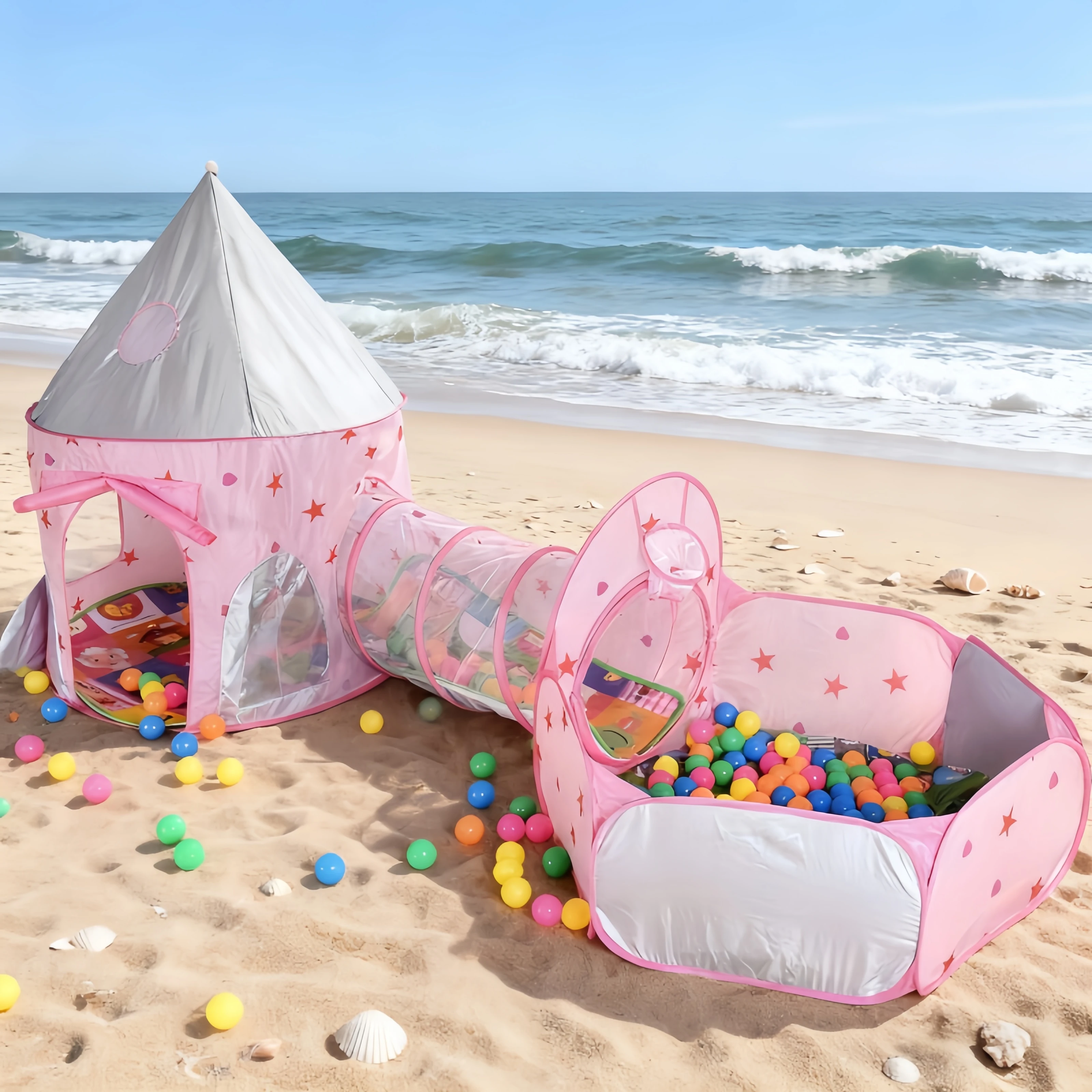 3 in 1 Kids Tent House Portabl - Kids Outdoor Teepee review and price
