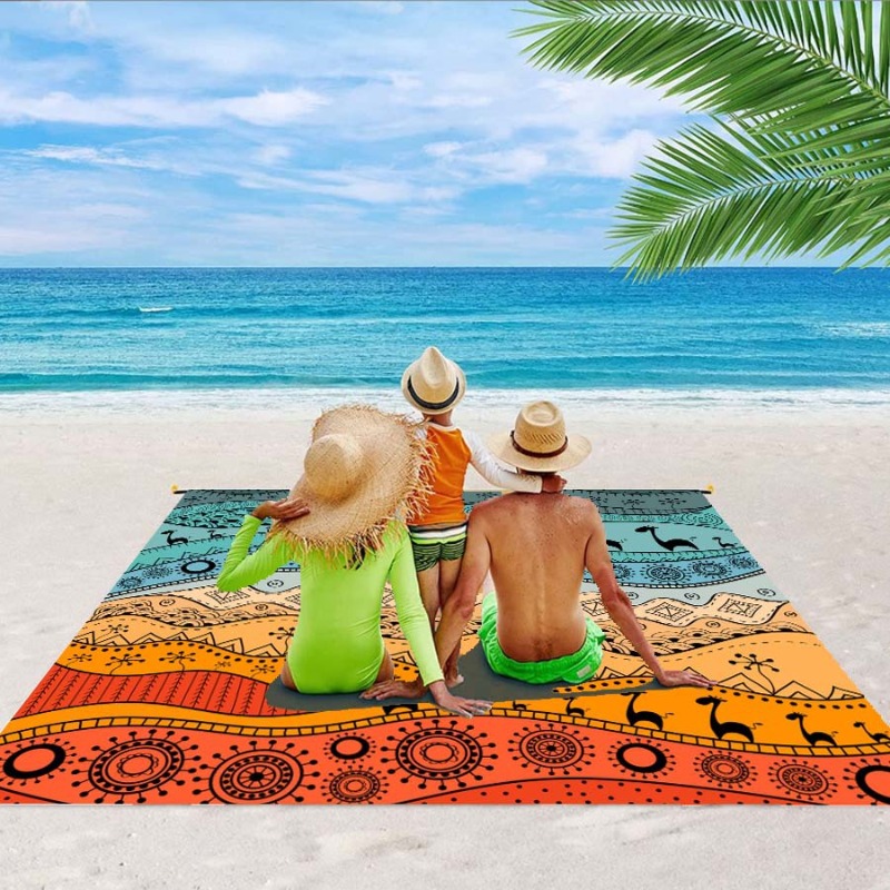 Large Beach Blanket Waterproof - Kids Outdoor Mat Waterproof review and price