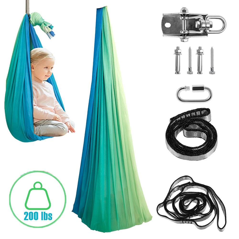 Kids Sensory Swings Double Lay - Kids Outdoor Swing And Slide review and price