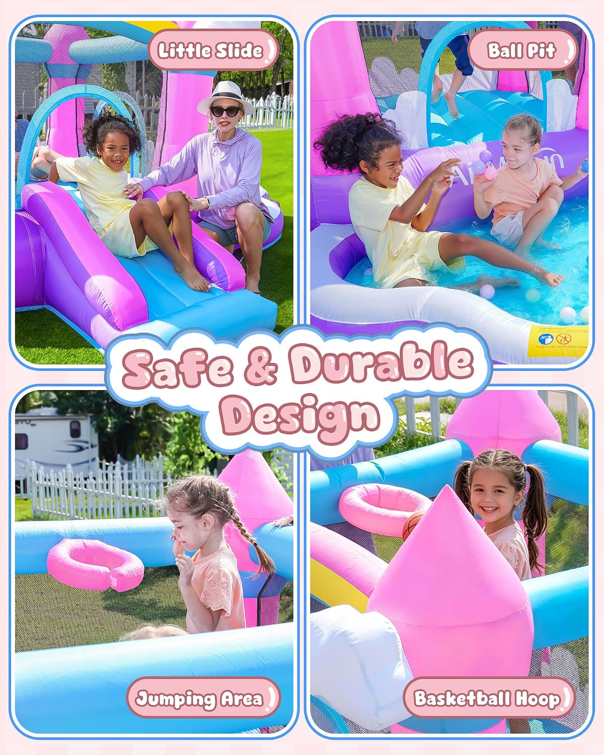 Pink Indoor/Outdoor Inflatable - Kids Outdoor Pool review and price