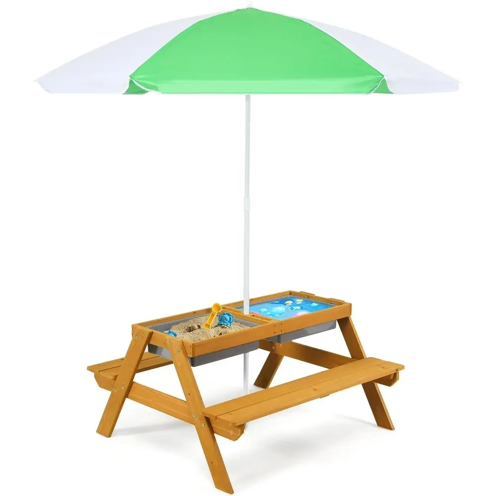 3-in-1 Height-Adjustable Umbre - Kids Outdoor Umbrella For Table review and price