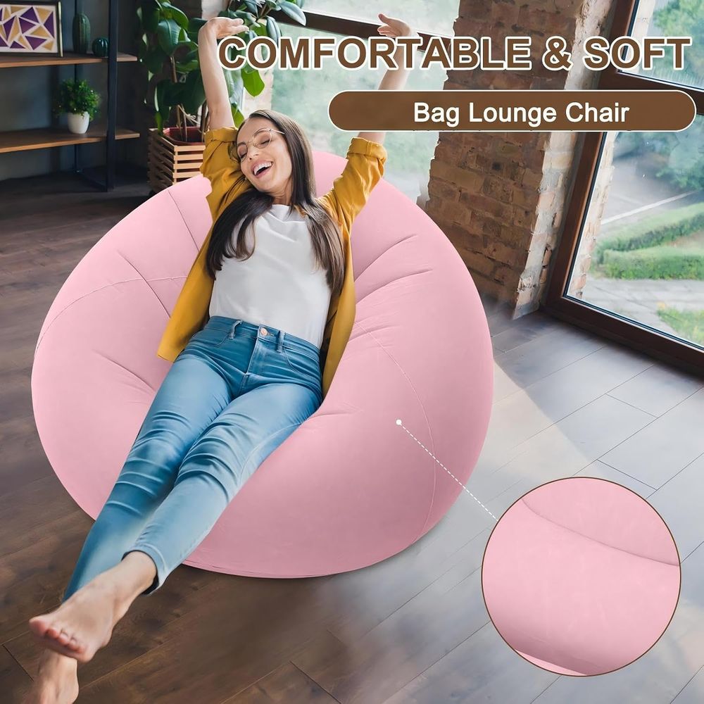 Inflatable Bean Bag Chairs, Pi - Kids Outdoor Loungers review and price