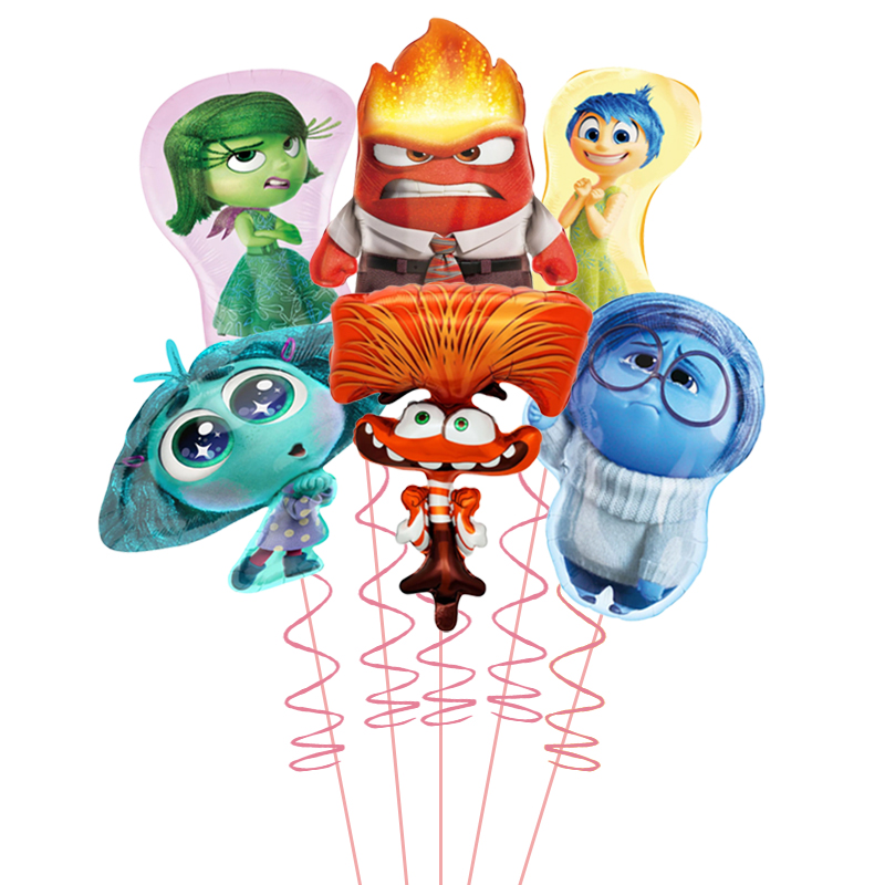 6pcs Hot Inside Out2 Balloons  - Kids Outdoor Easter Toys review and price