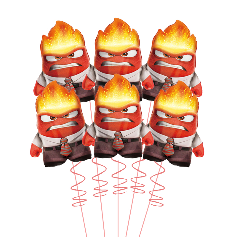 6pcs Hot Inside Out2 Balloons  - Kids Outdoor Easter Toys review and price