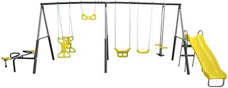 Sun Playground Metal A Fe Kids - Kids Outdoor Swing And Slide review and price