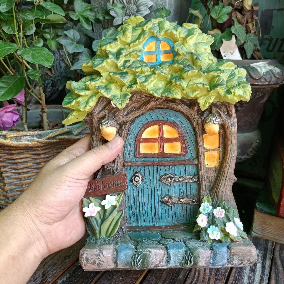 Wooden Miniature Fairy Gnome E - Kids Outdoor Fairy Garden review and price