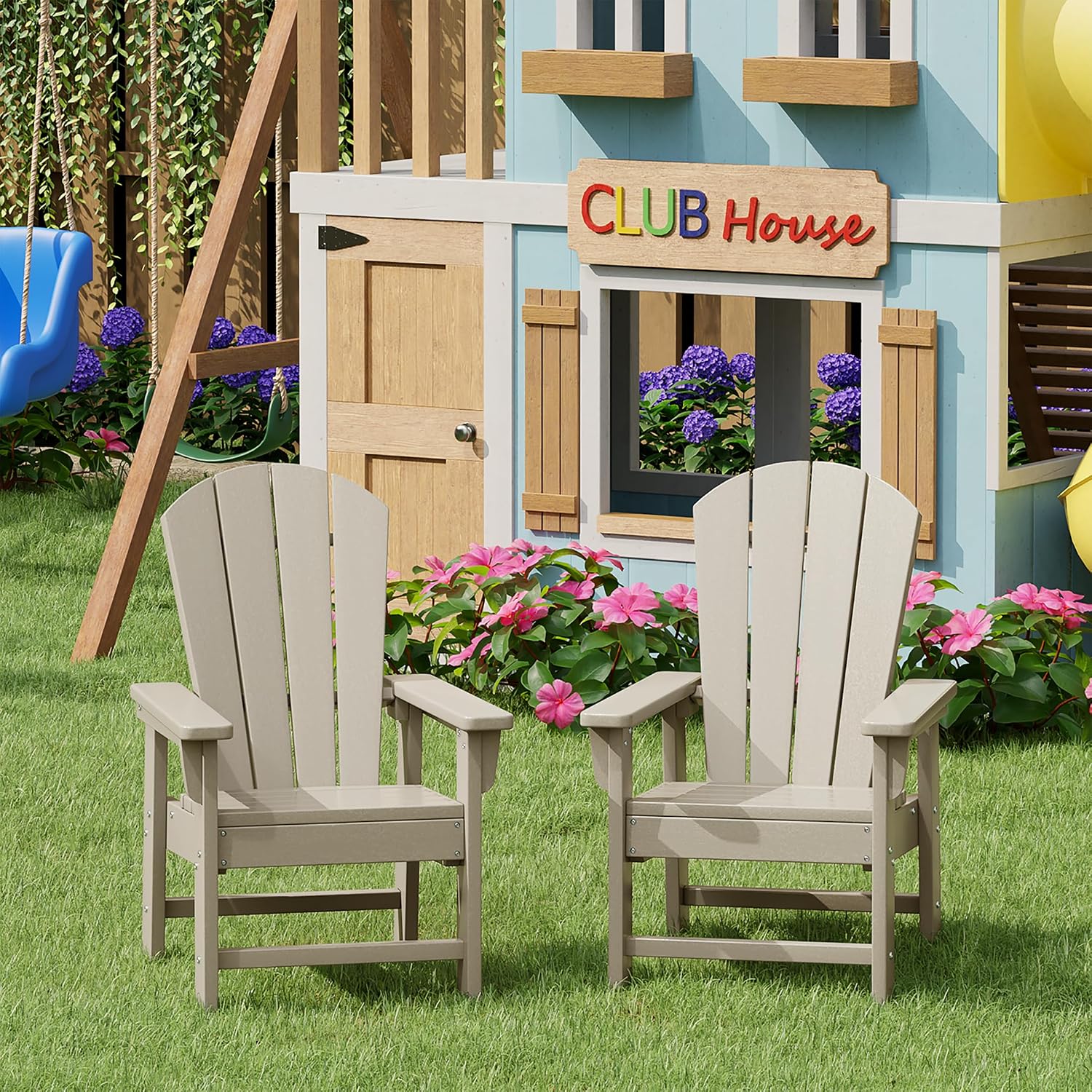 Kids Outdoor Chair Set of 2, T - Kids Outdoor Loungers review and price
