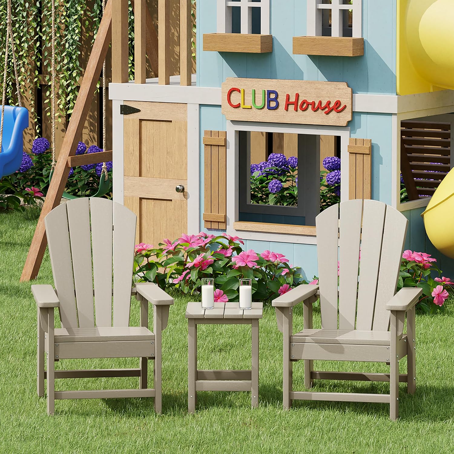 Kids Outdoor Chair Set of 2, T - Kids Outdoor Loungers review and price