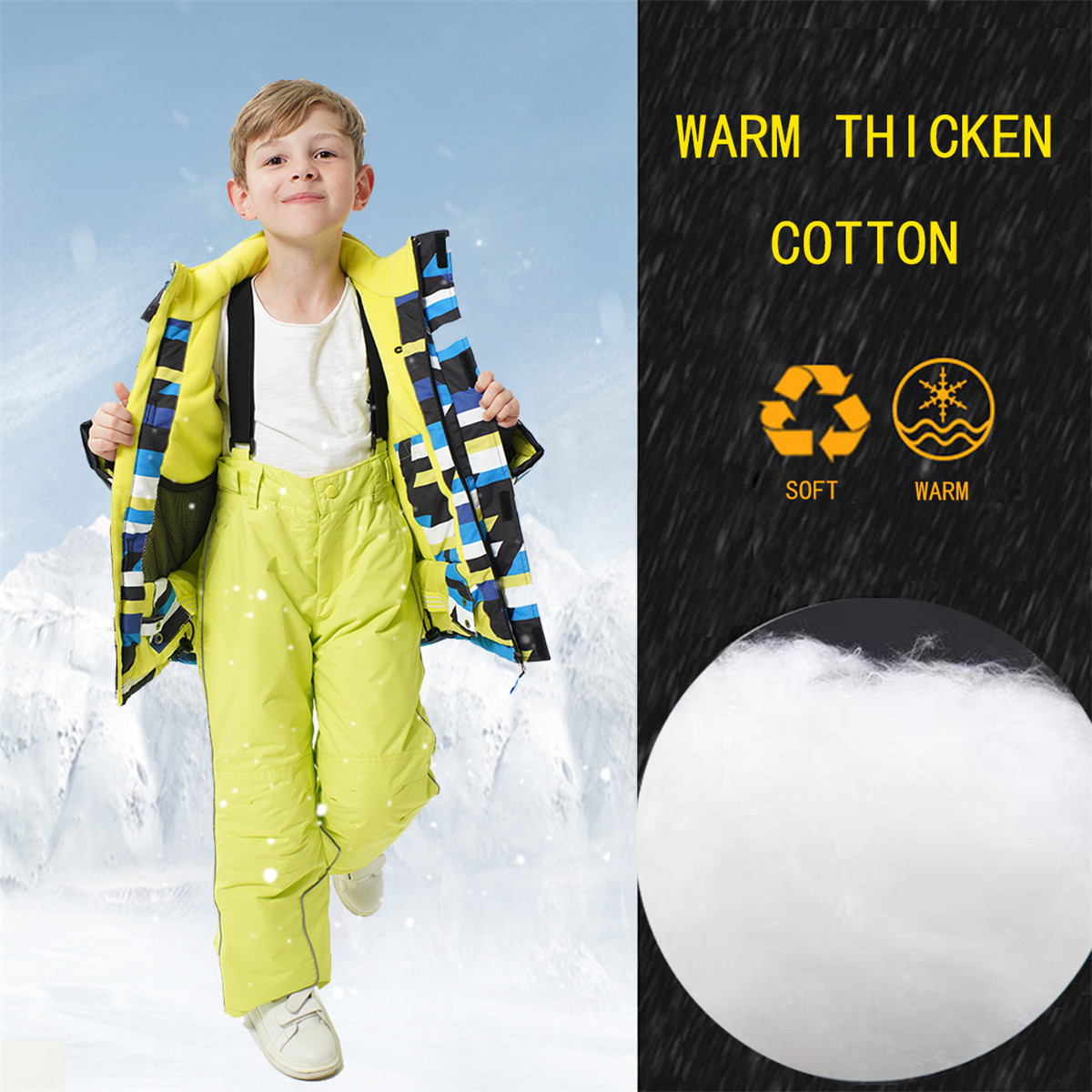 HONEYKING Kids Ski Pants Winte - Kids Outdoor Overalls review and price