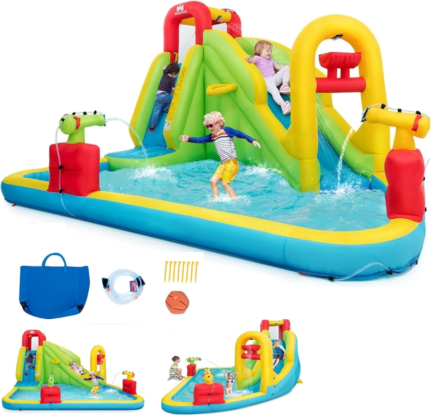 Mega Inflatable Water Park Bou - Kids Outdoor Pool review and price