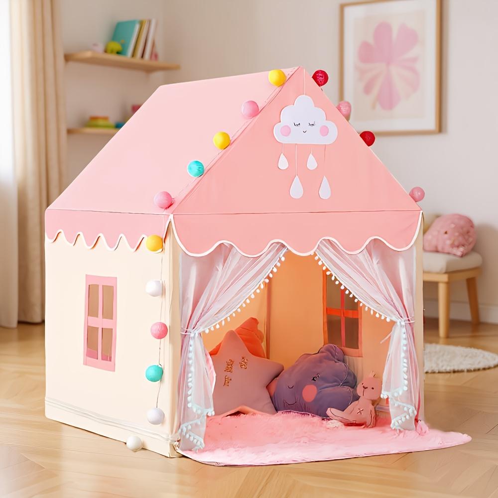 Large Pink Girls & Boys Castle - Kids Outdoor Hideout review and price
