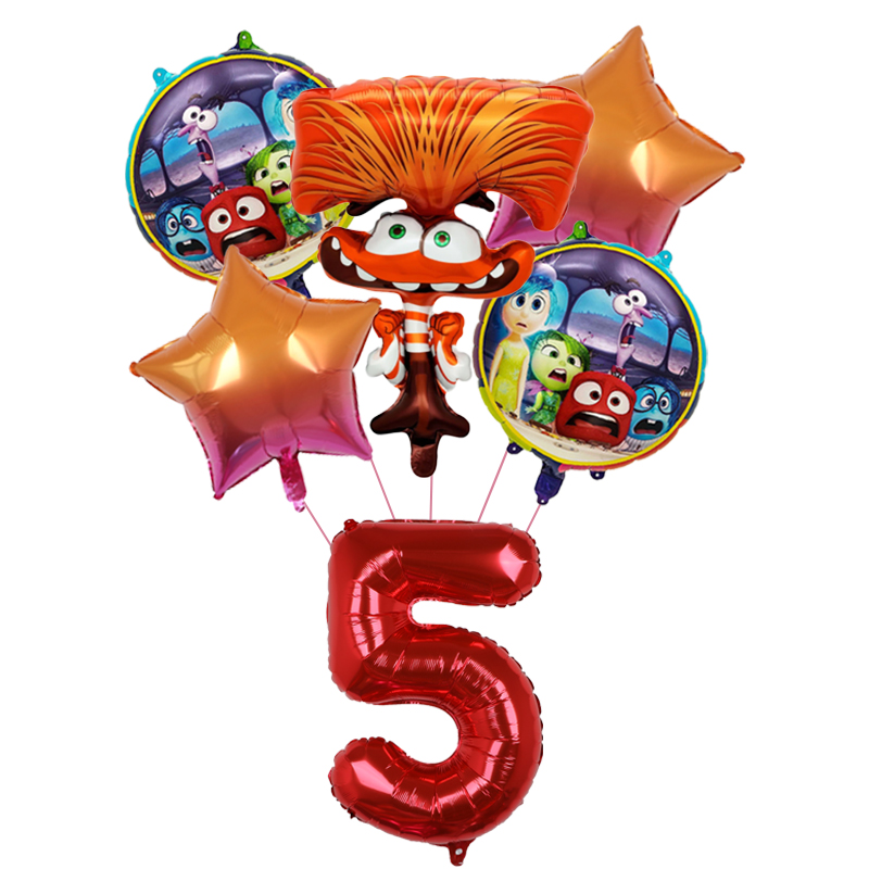 6pcs New Inside Out2 Balloons  - Kids Outdoor Easter Toys review and price