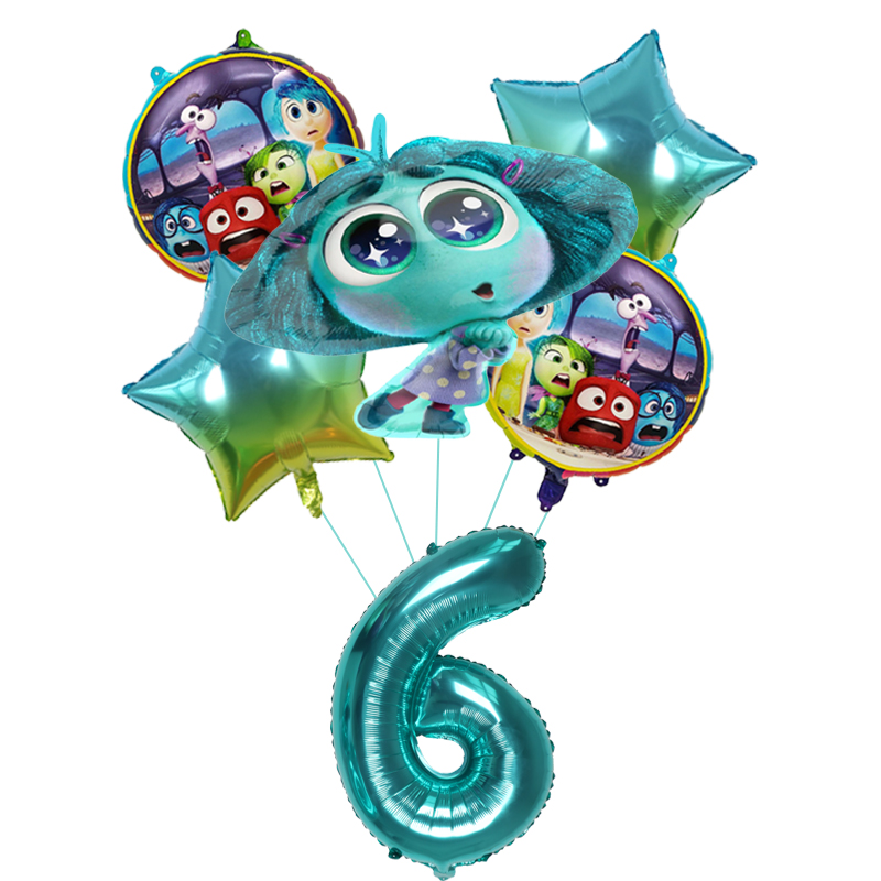 6pcs New Inside Out2 Balloons  - Kids Outdoor Easter Toys review and price