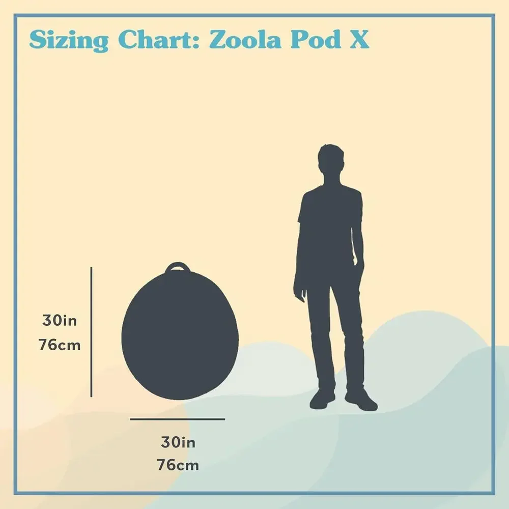 Zoola Pod X Outdoor Bean Bag C - Kids Outdoor Lounge Chair review and price