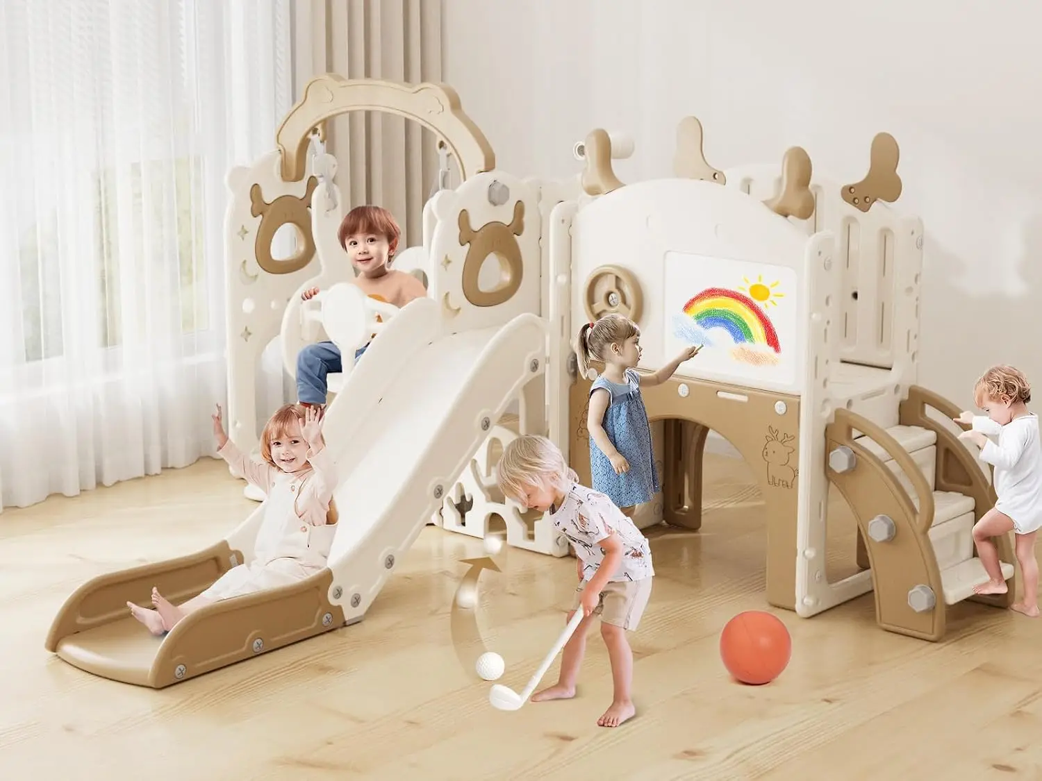 13-in-1 Toddler Slide and Swin - Kids Outdoor Swing And Slide review and price