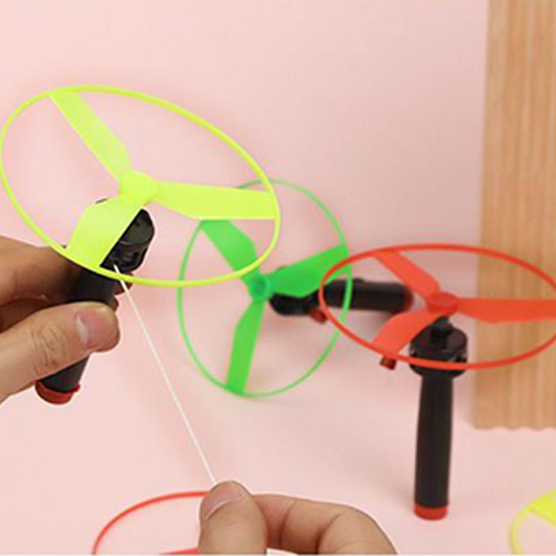 10 set Pull String Flying Disc - Kids Outdoor Zipline review and price