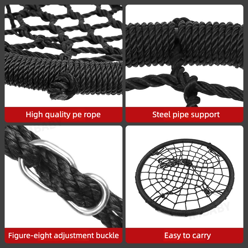 IMBABY 100cm Round Net Nest Sw - Kids Outdoor Nest Swing review and price