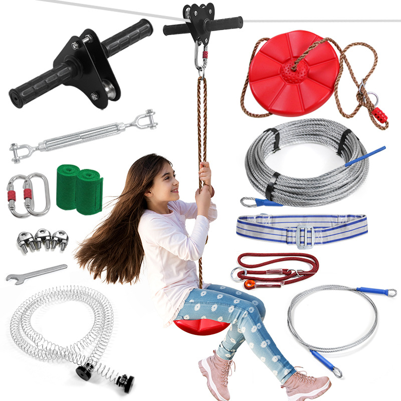 Outdoor DIY Zip Line Kit with  - Kids Outdoor Zipline review and price
