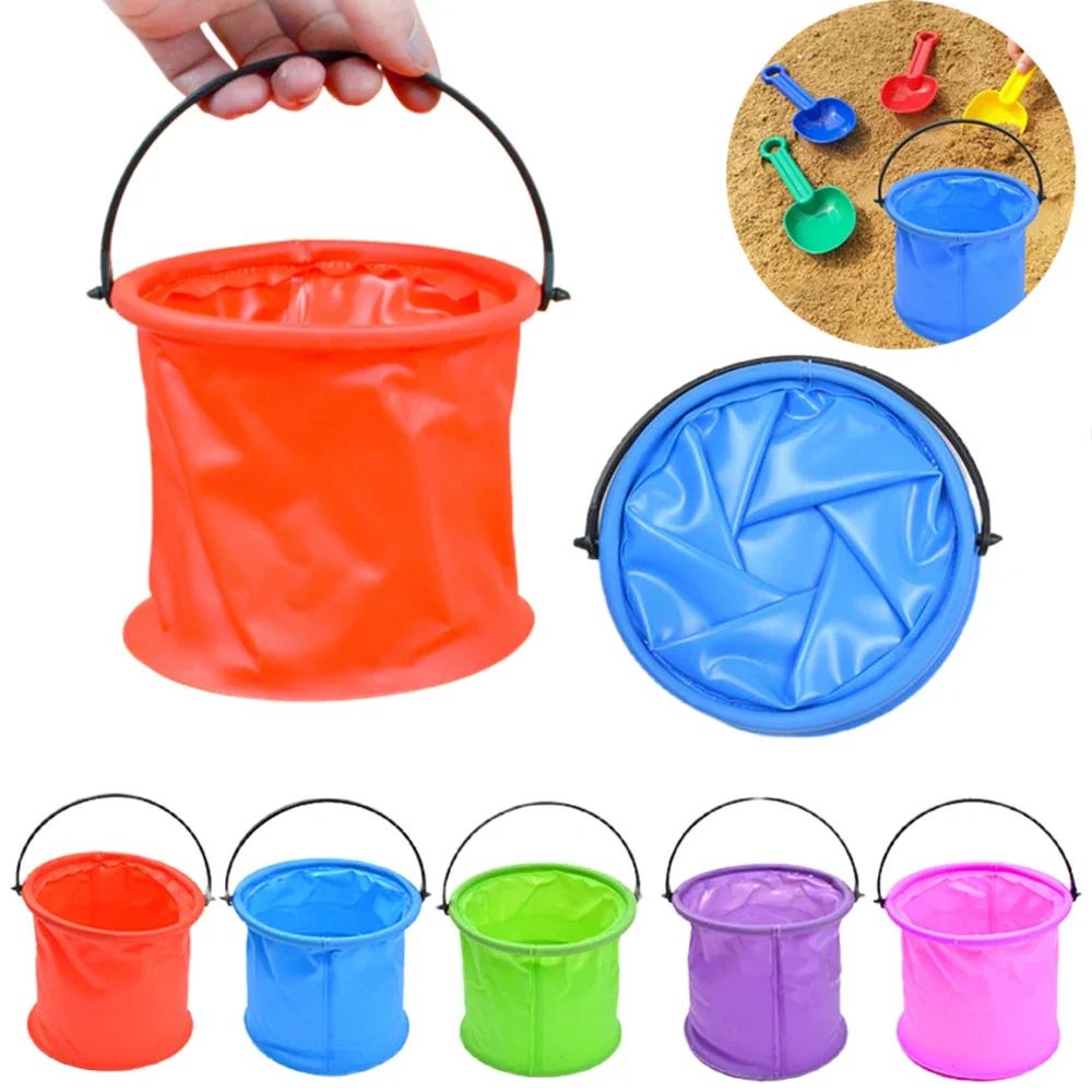 Collapsible Beach Sand Bucket  - Kids Outdoor Pool review and price