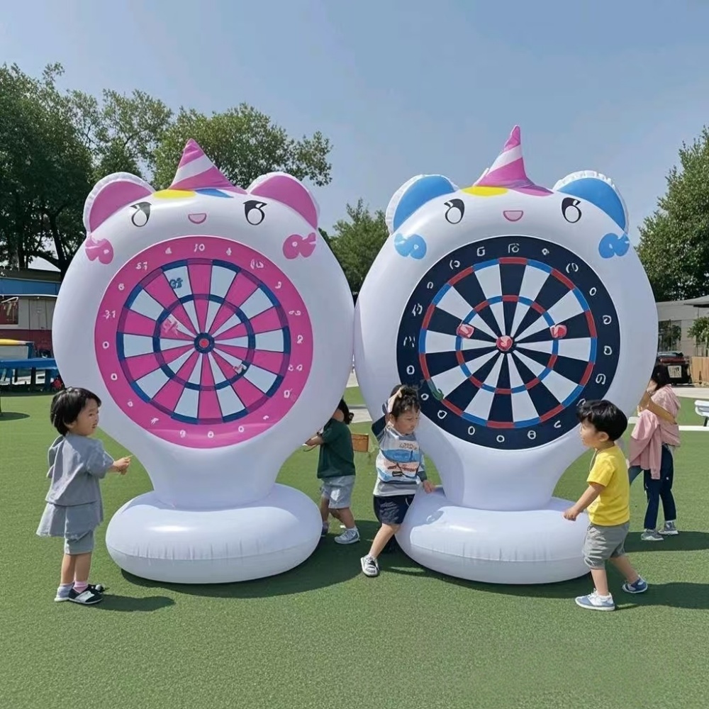 Inflatable Unicorn Throwing Ga - Kids Outdoor Easter Toys review and price