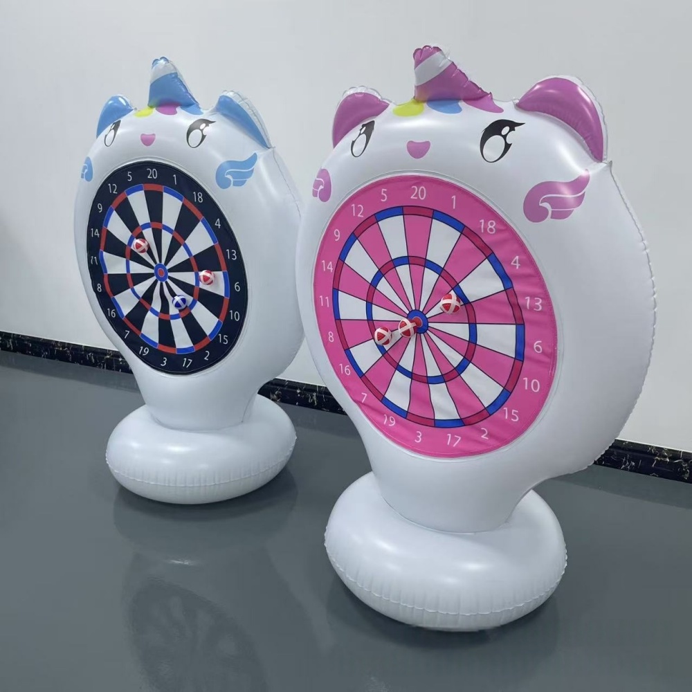 Inflatable Unicorn Throwing Ga - Kids Outdoor Easter Toys review and price