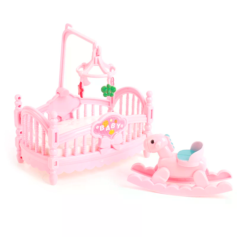 Miniature Crib Wooden Horse Se - Kids Outdoor Umbrella For Table review and price